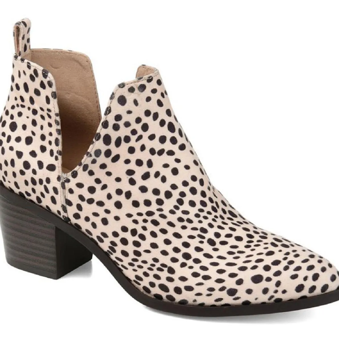 Faux Suede Pointed Toe Booties