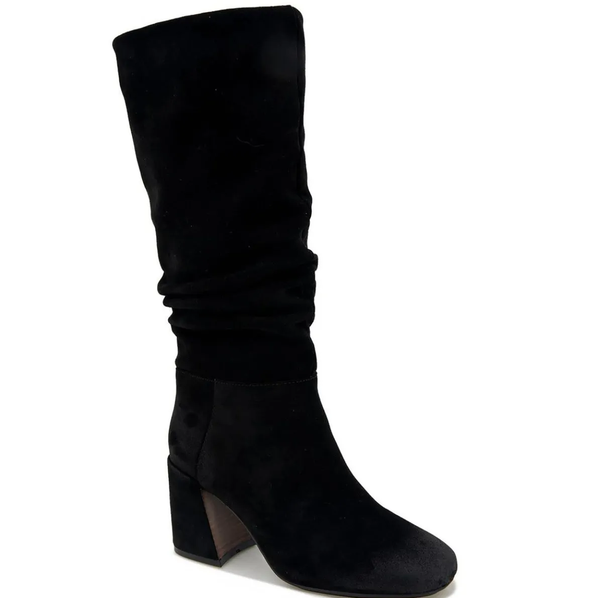 Iman Leather X Mid-Calf Boots