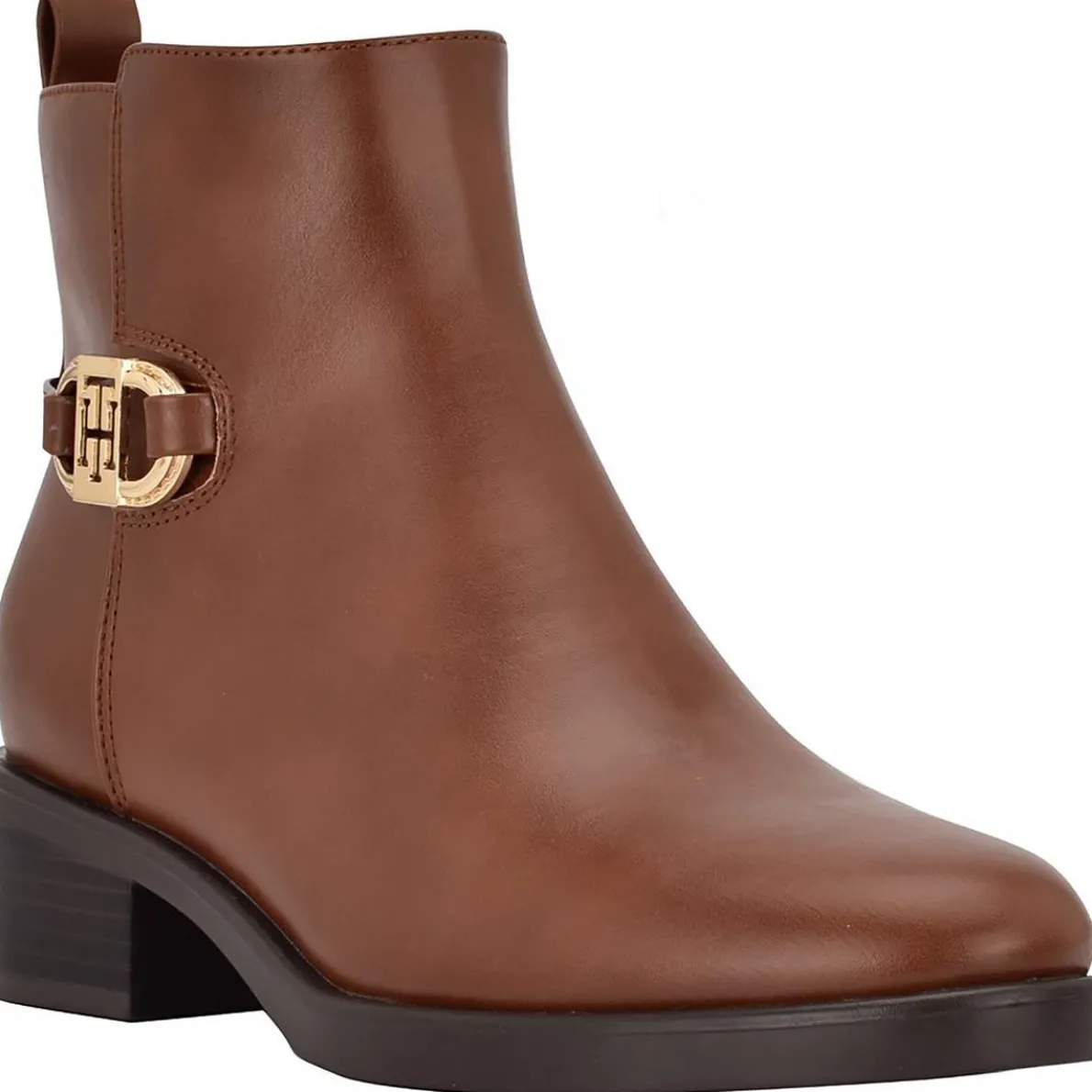 Imiera Faux Leather Embellished Booties