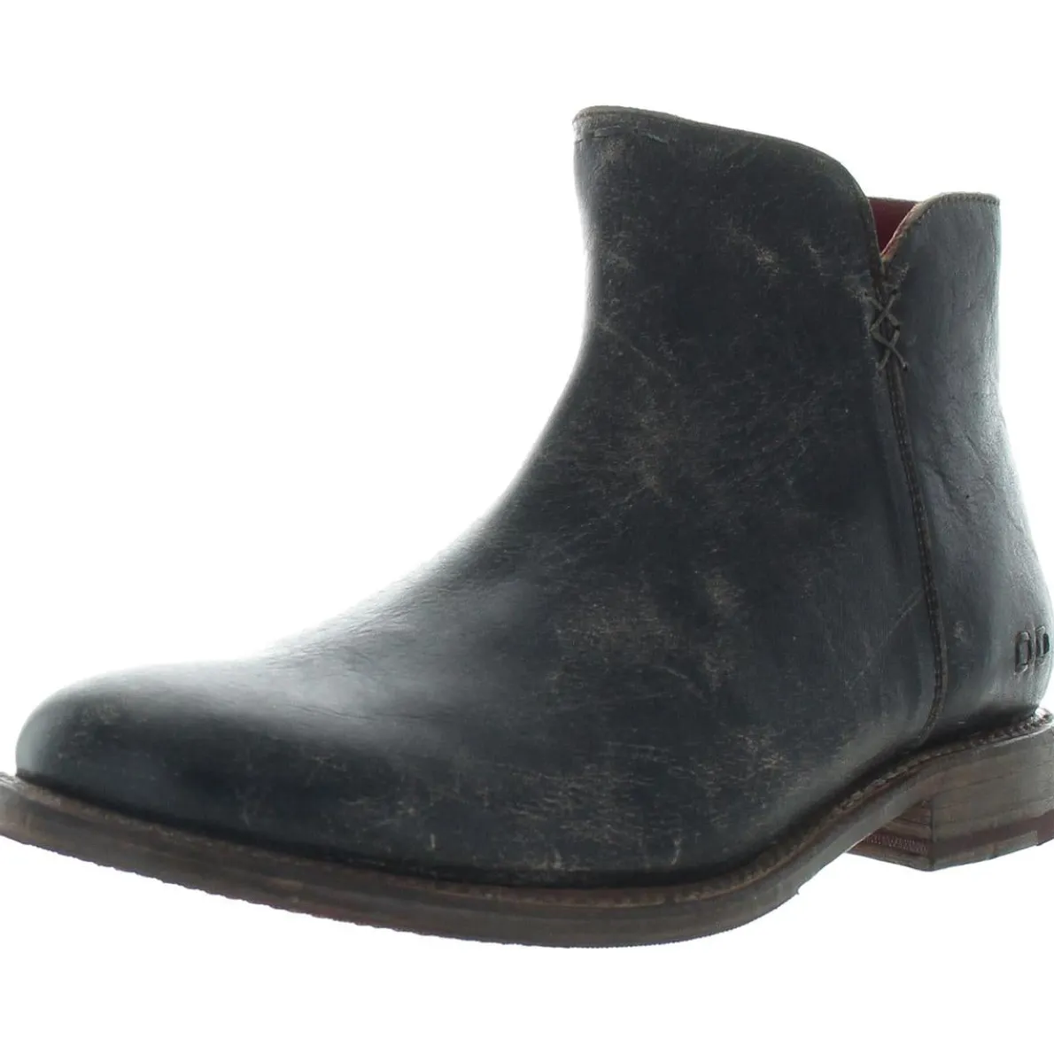 Zipper Leather Shooties