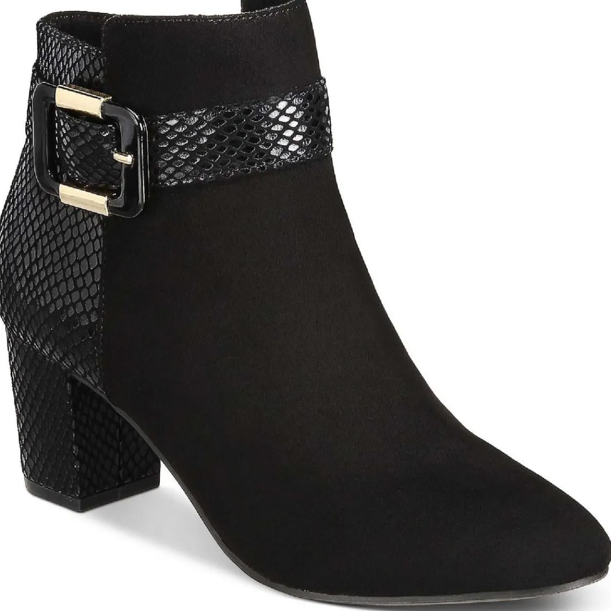 Ivyy Pull On Snake Print Booties