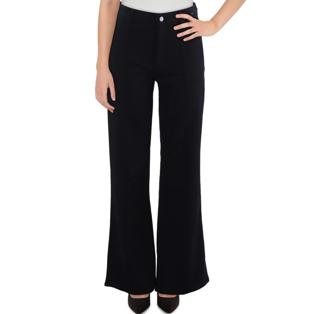 Solid Flared Pants