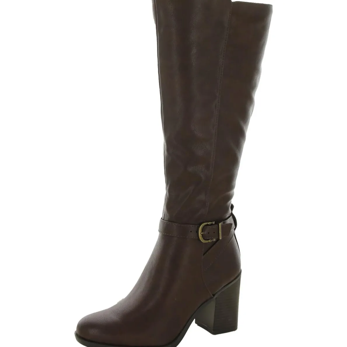 Joslynn Faux Leather Wide Calf Knee-High Boots
