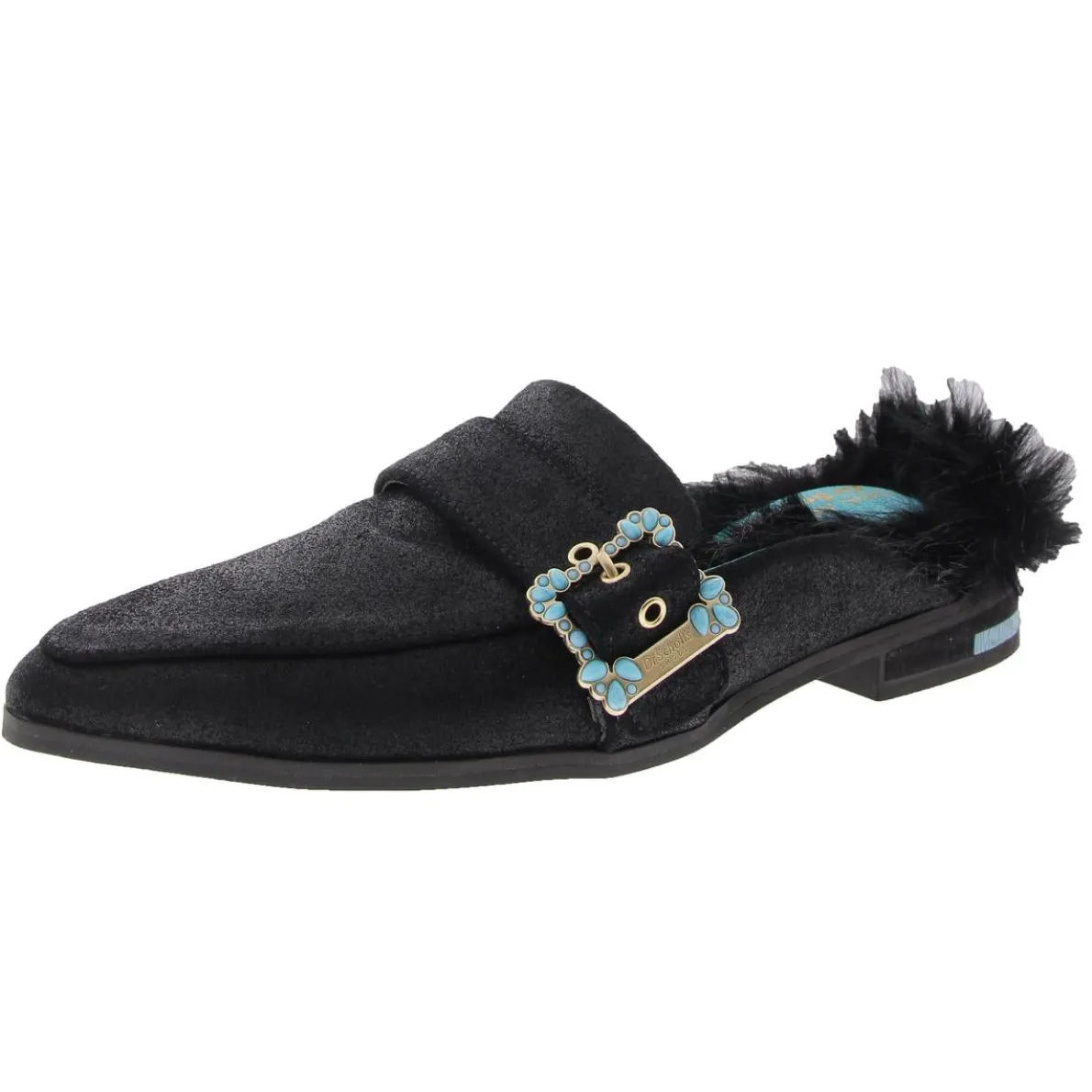 Mr. Carl Faux Fur Leather Loafers