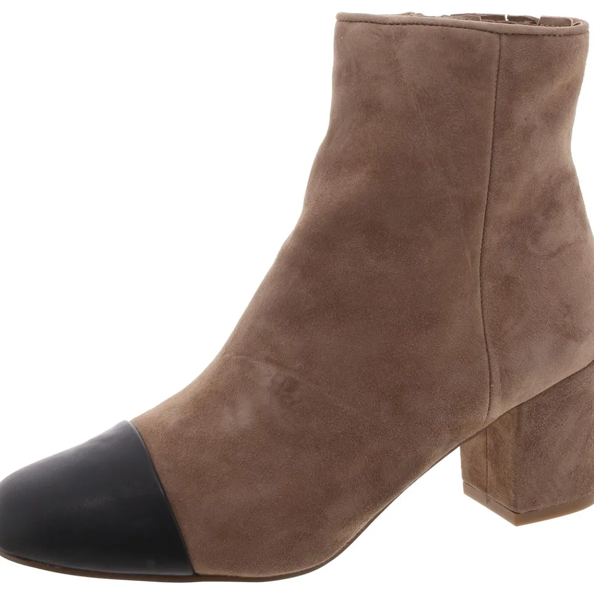 Jaslynn Suede Square Ankle Boots