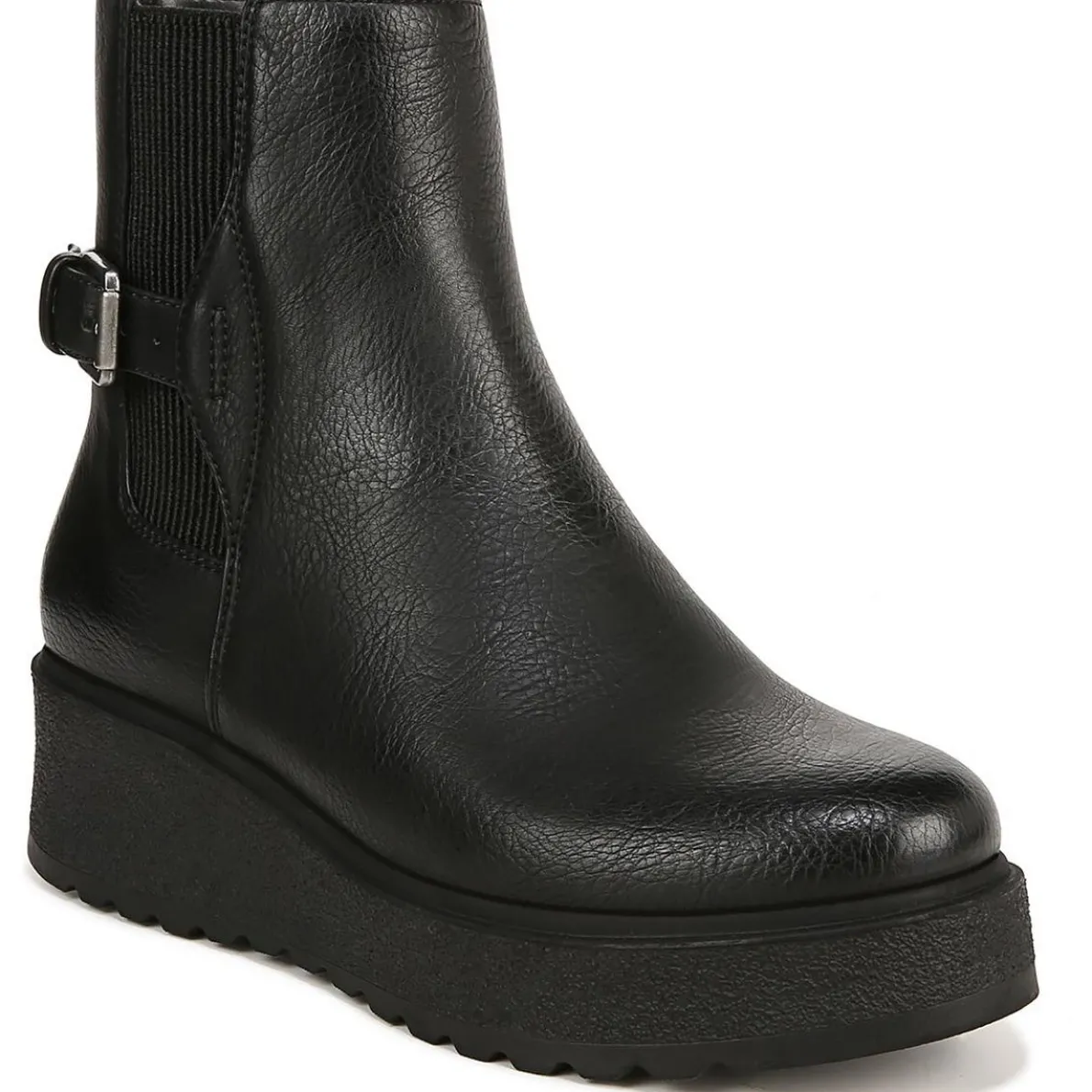 Jayda Faux Leather Ankle Chelsea Boots