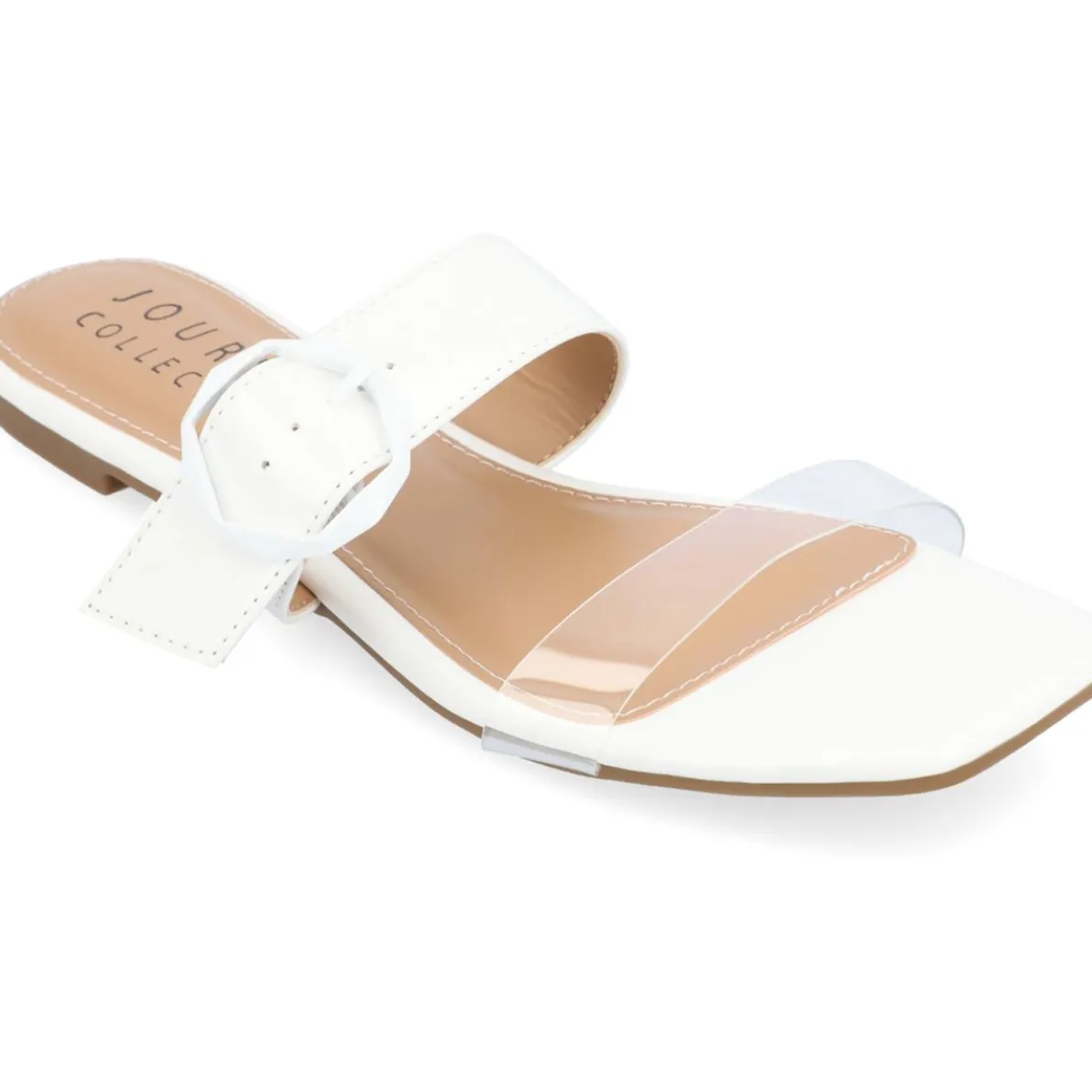 Jeysha Slip On Buckle Slide Sandals