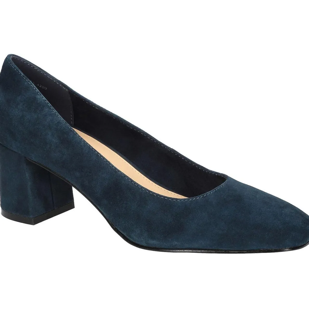 Jillian Solid Leather Block Heels