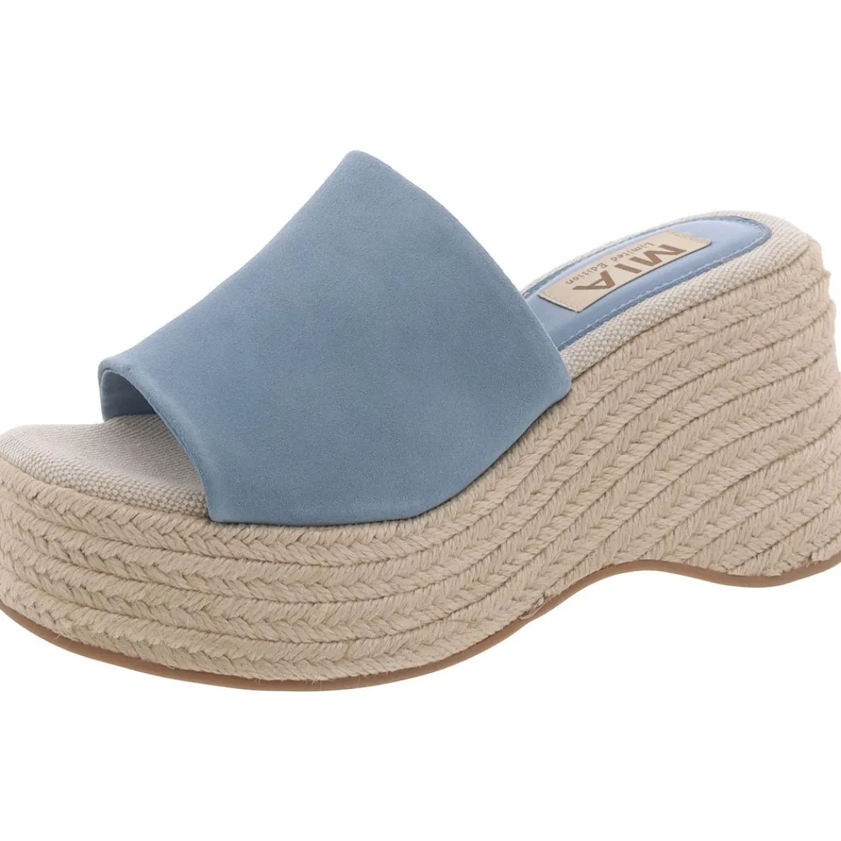 Palma Suede Slip On Platform Sandals