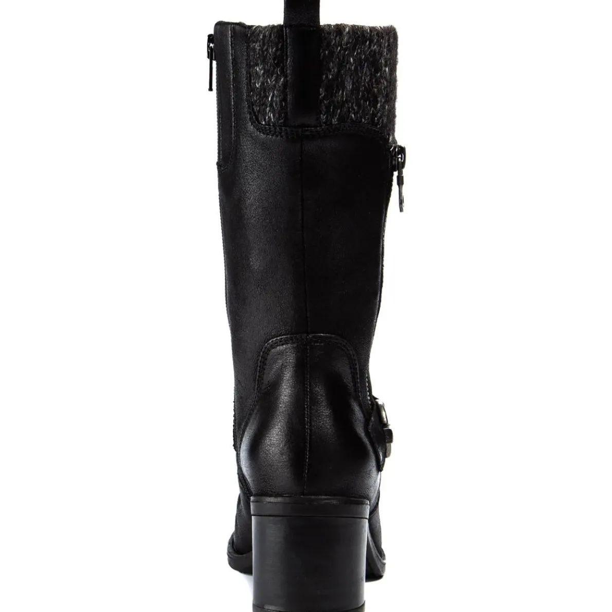 Wylla Casual Round Toe Mid-Calf Boots