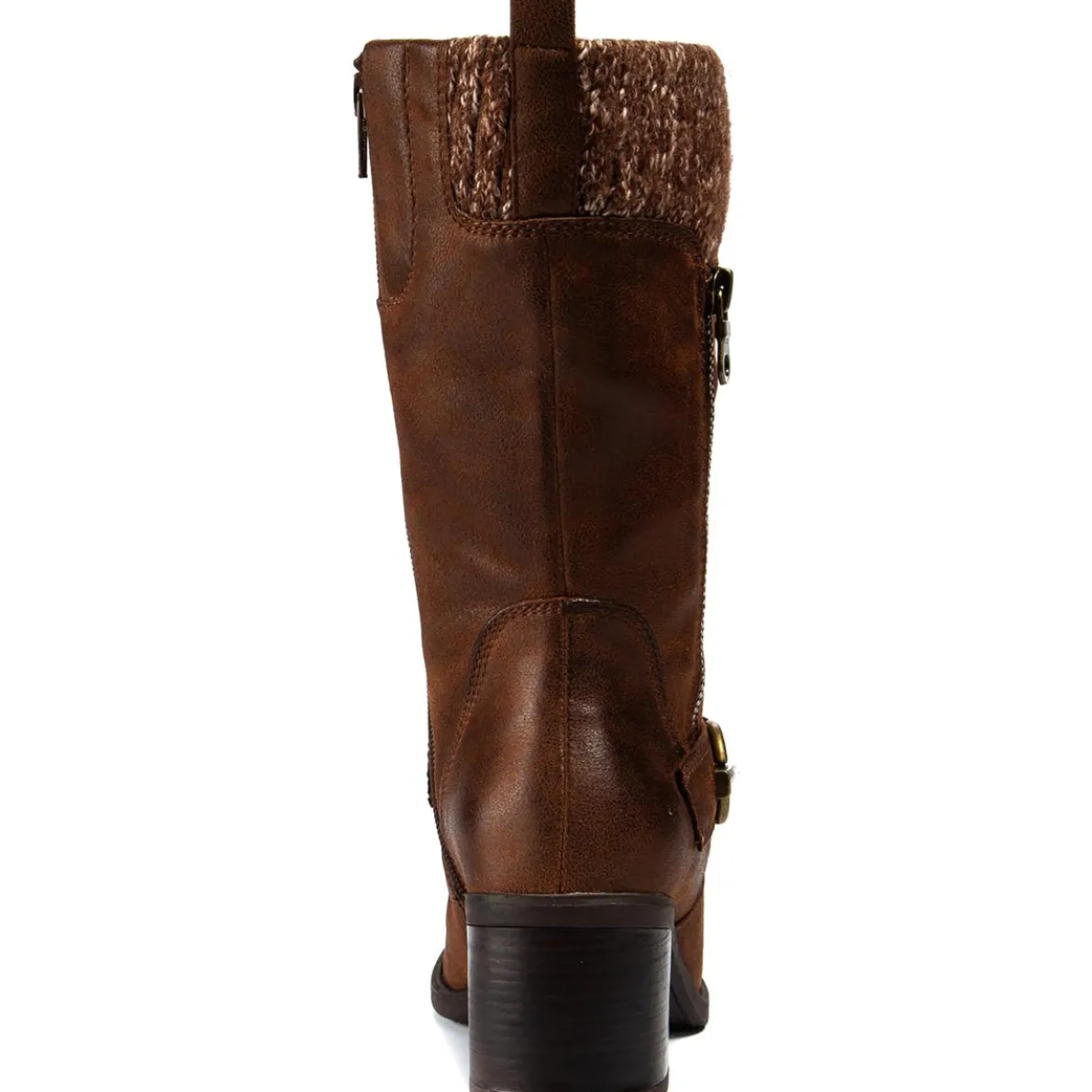 Wylla Casual Round Toe Mid-Calf Boots