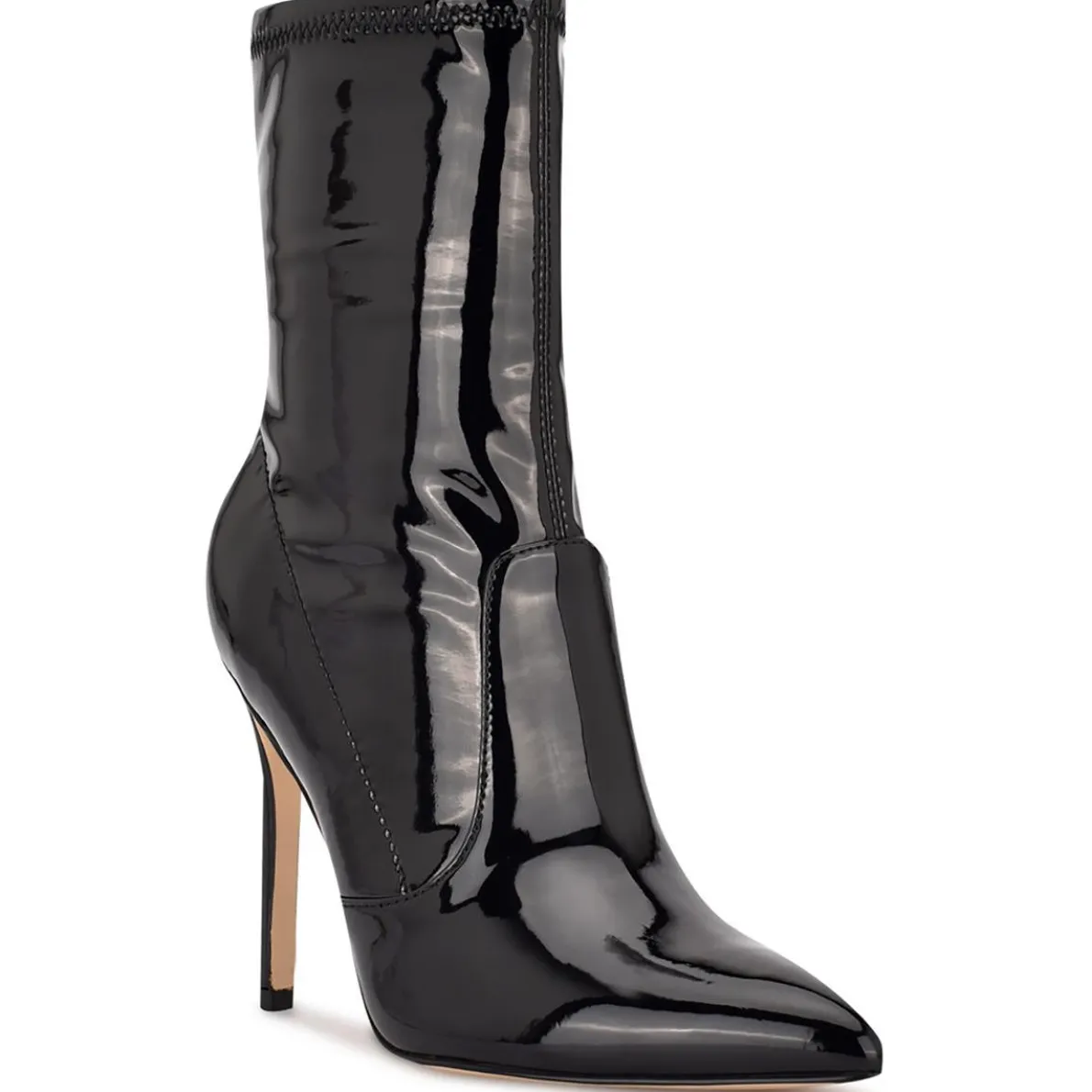 Jody 3 Patent Pointed Toe Booties