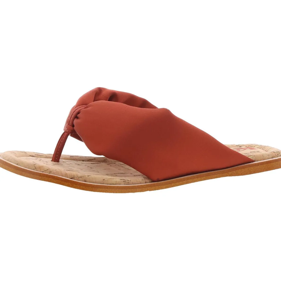 Poppy Faux Leather Slip On Slide Sandals