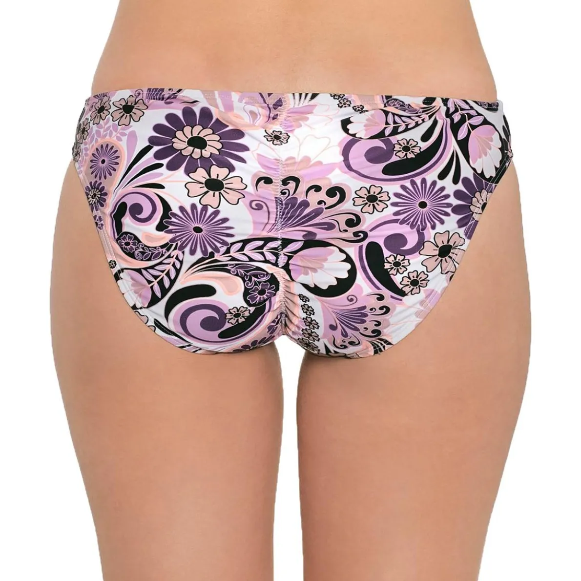 Juniors Floral Print Hipster Swim Bottom Separates