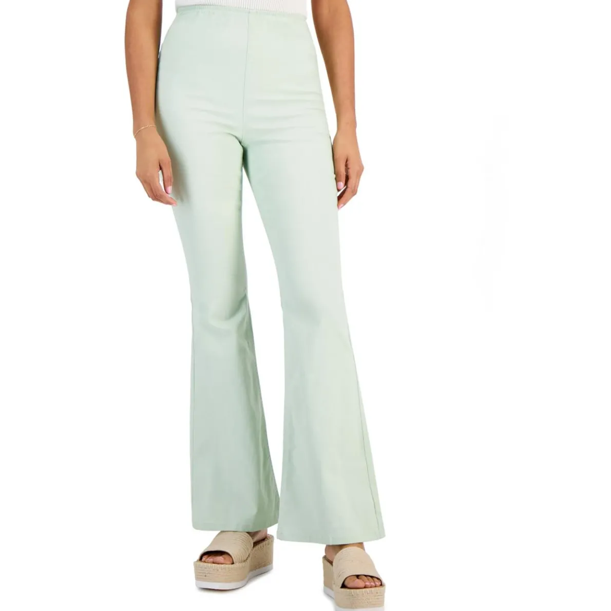 Juniors High Rise Flare Flared Pants