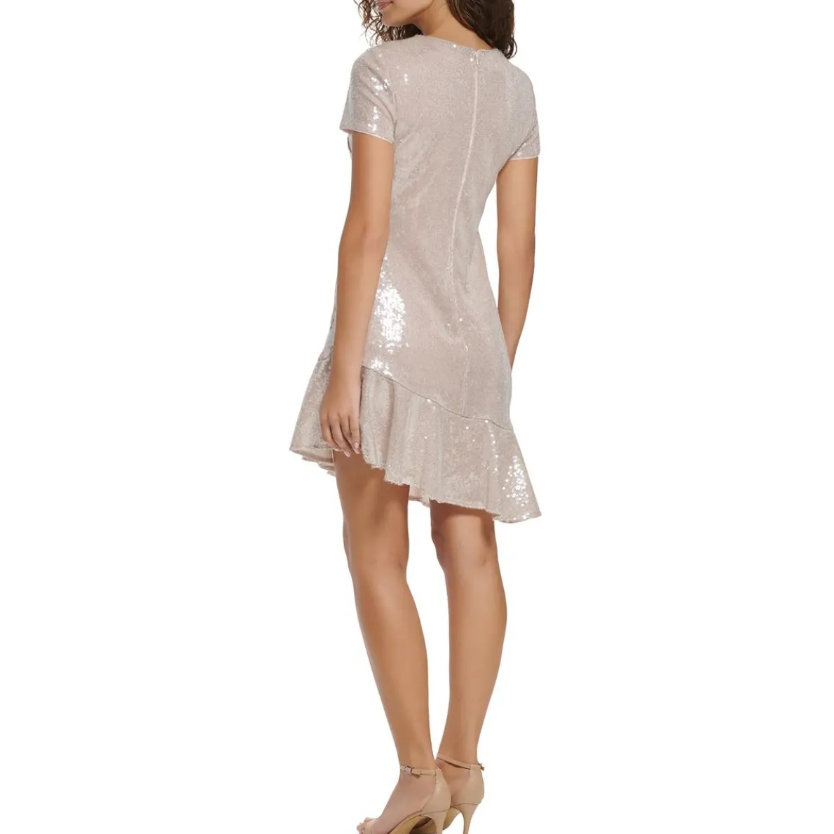 Asymmetric Short Sheath Dress