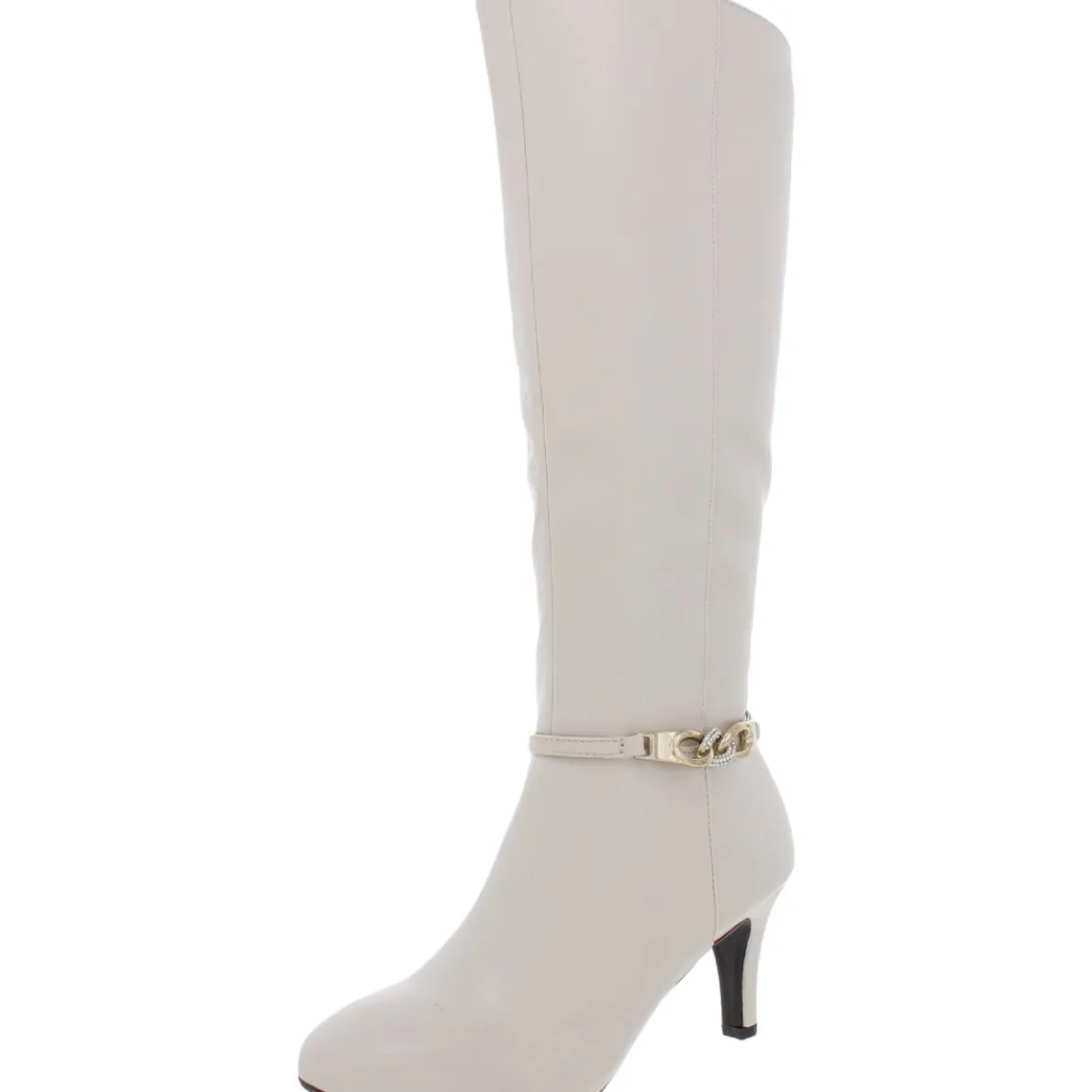 Hanna Faux Leather Tall Mid-Calf Boots