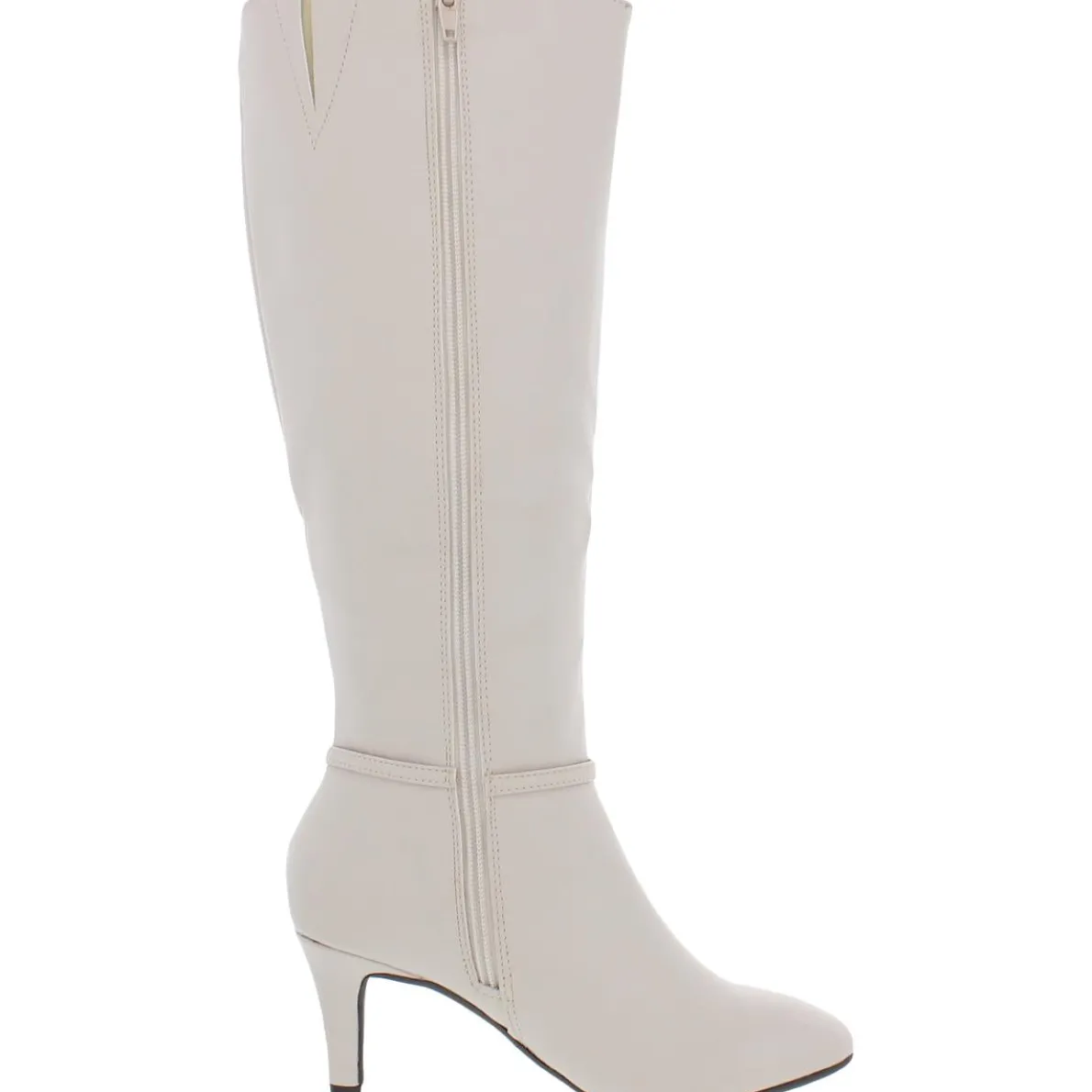 Hanna Faux Leather Tall Mid-Calf Boots