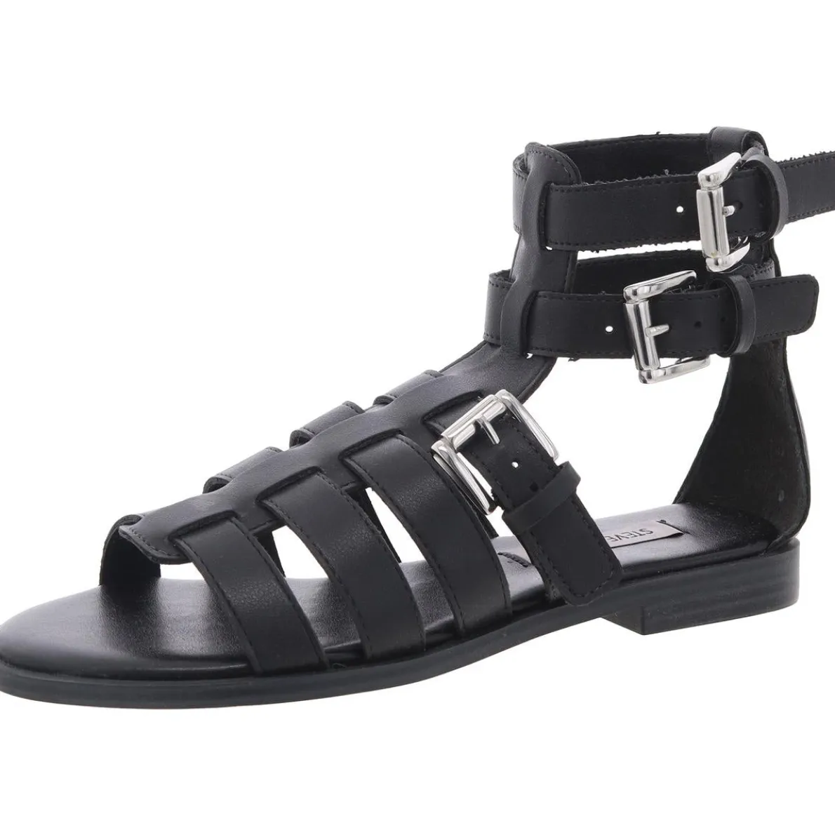 Bruno Adjustable Faux Leather Ankle Strap