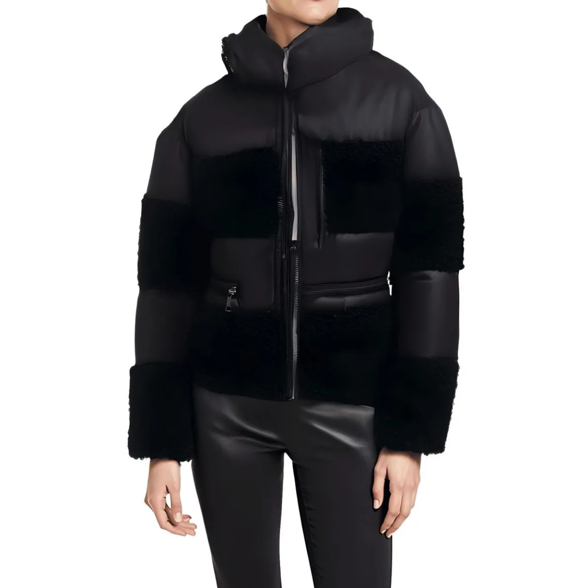 Sherpa Cold Weather Puffer Jacket