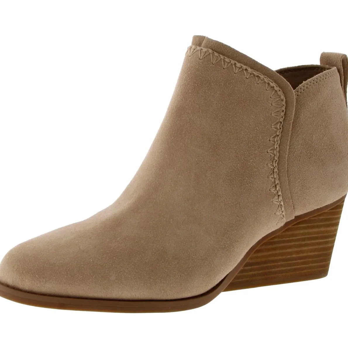 Kaia Faux Suede Solid Booties