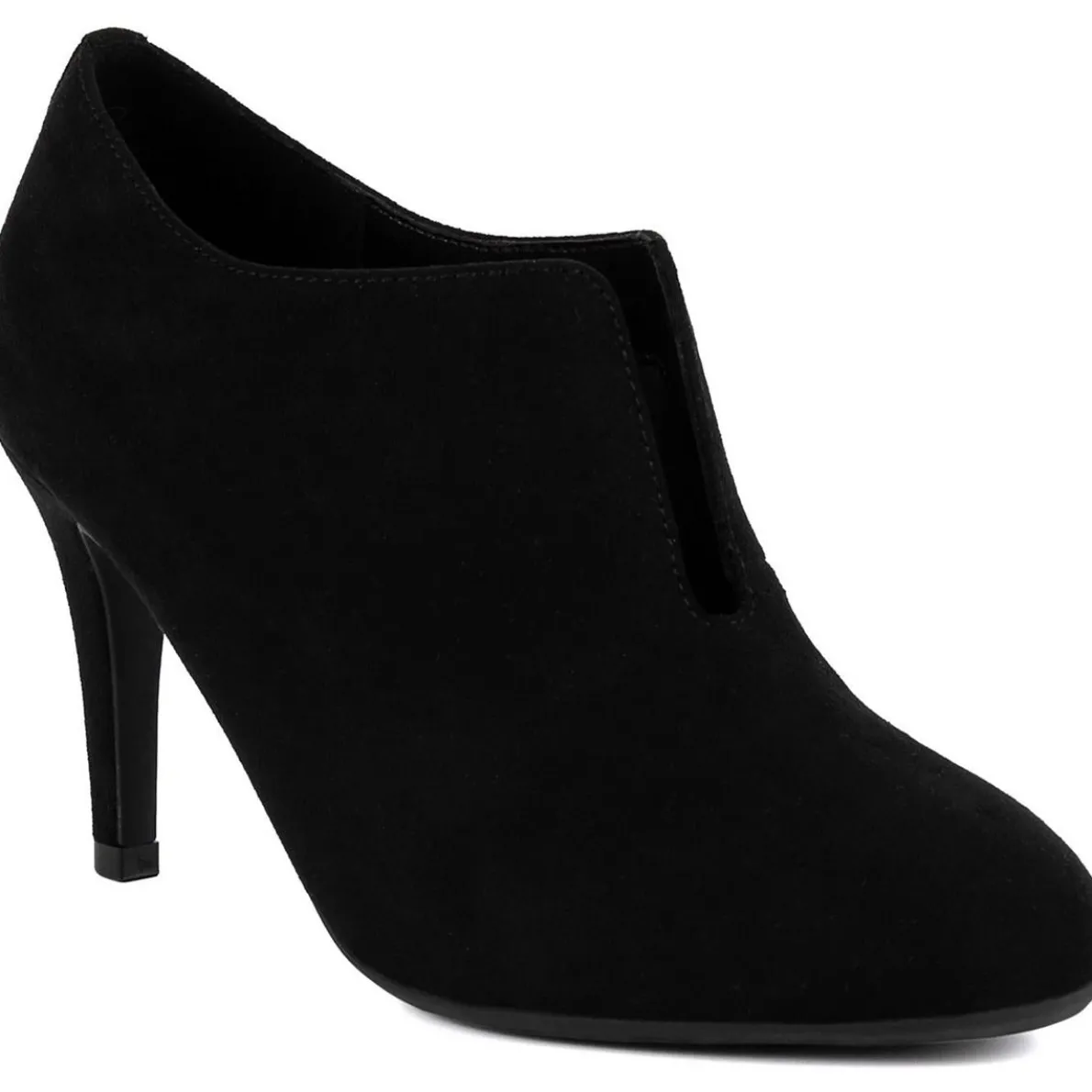 Kaipo Slit Faux Suede Pumps