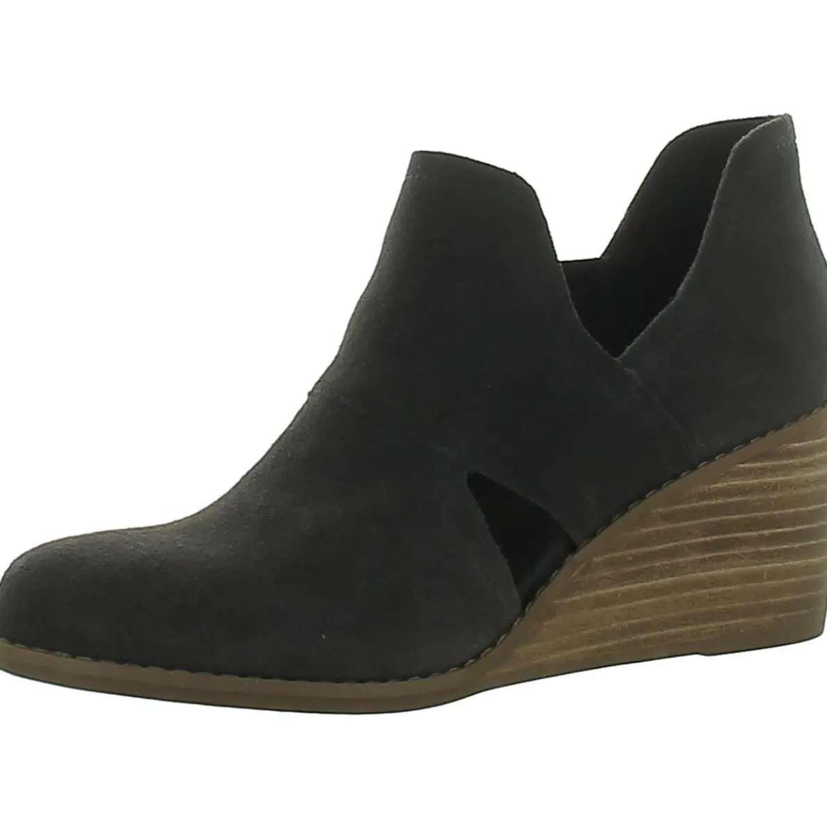 Kallie Cut-Out Suede Booties