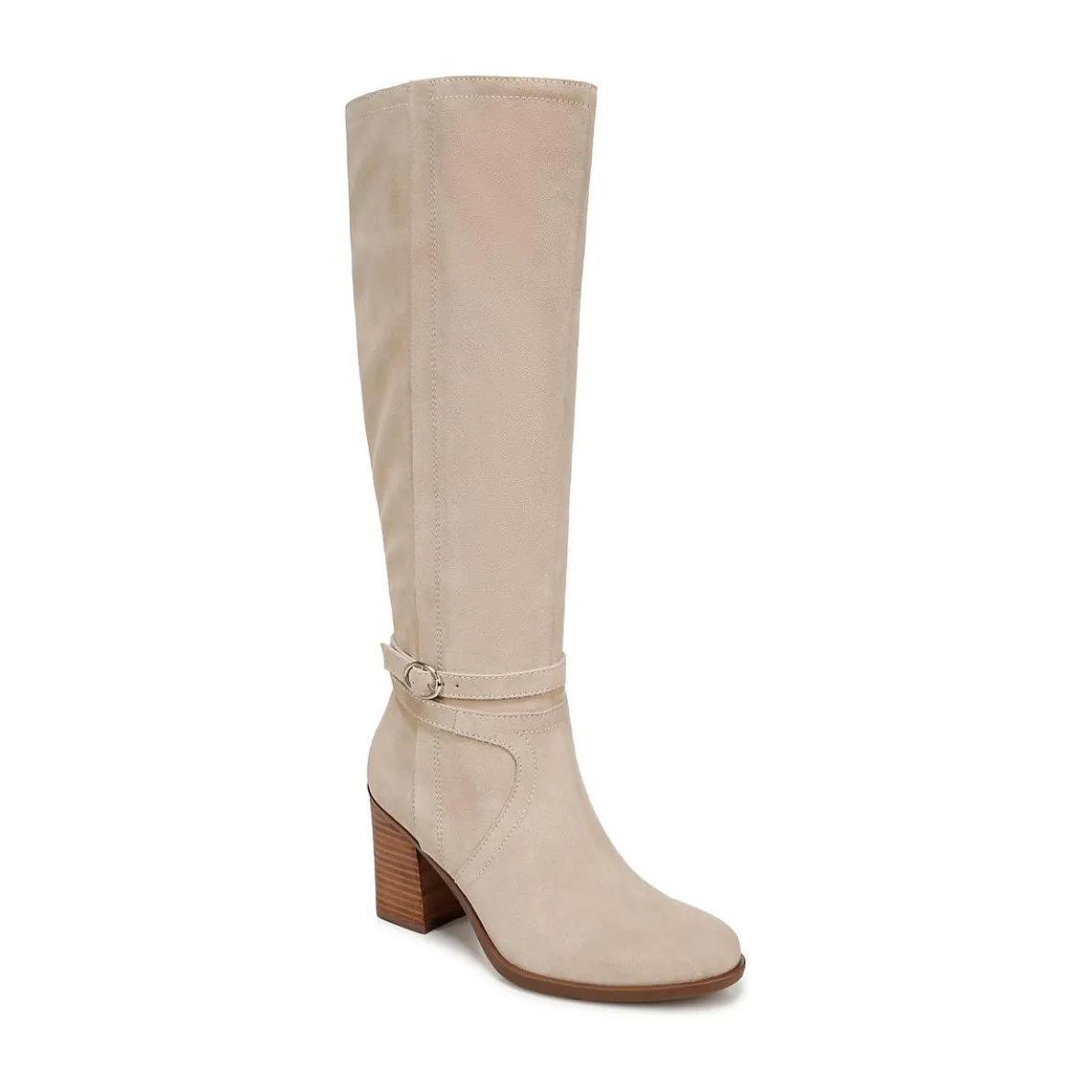 Kamila Belted Round Toe Knee-High Boots