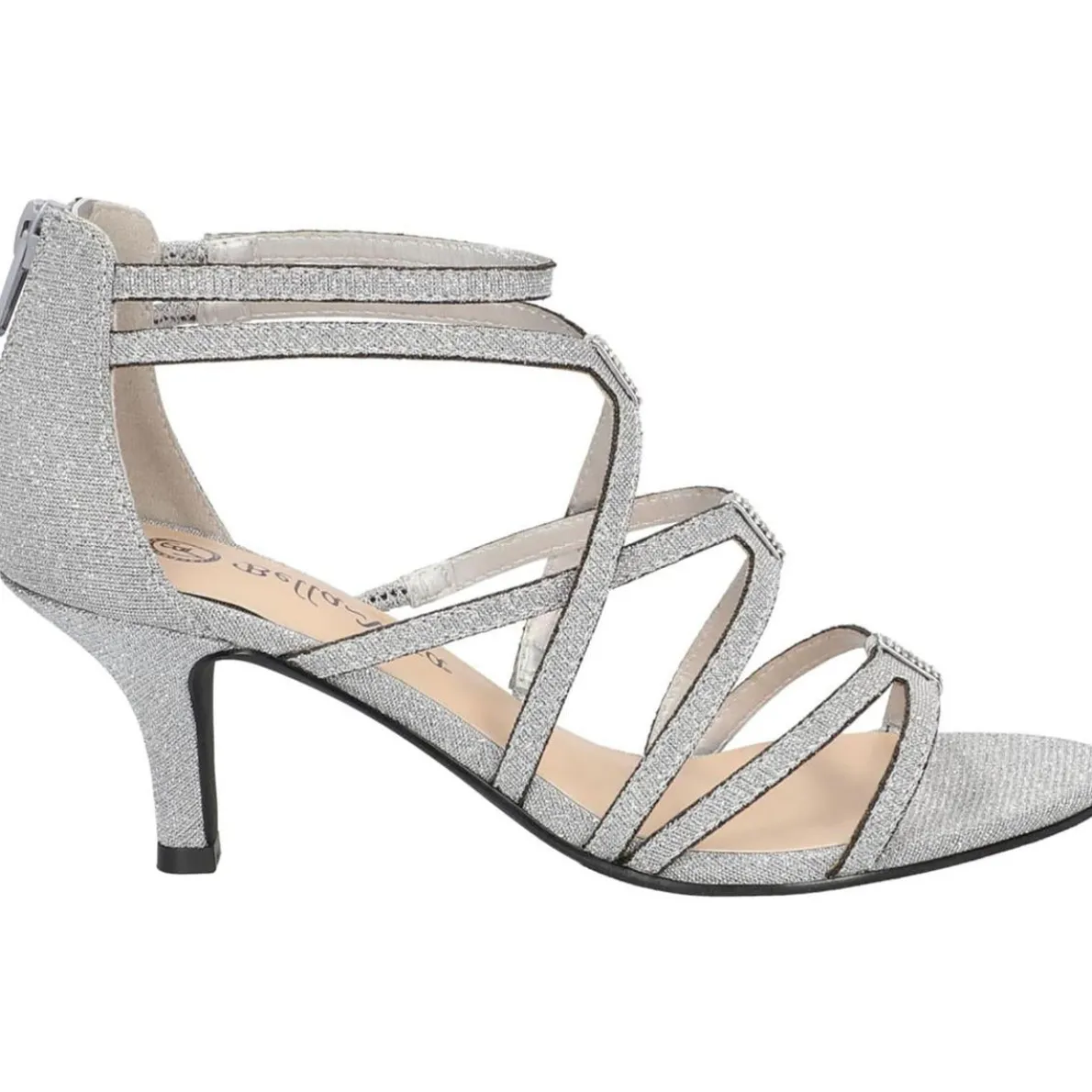 Karlette Caged Glitter Gladiator Sandals