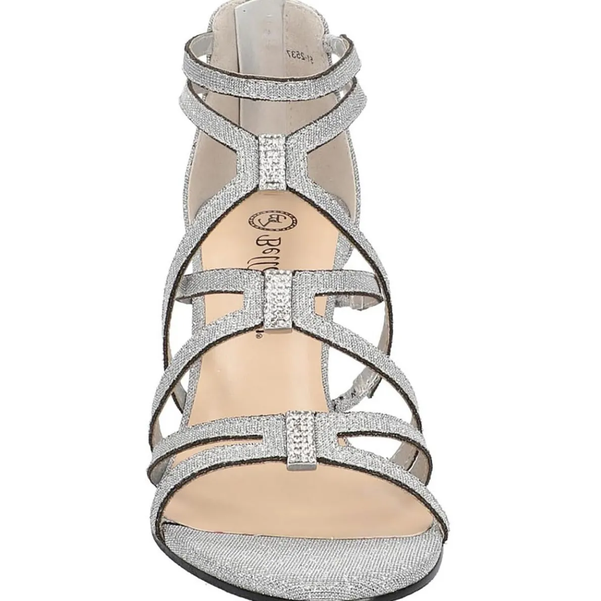 Karlette Caged Glitter Gladiator Sandals