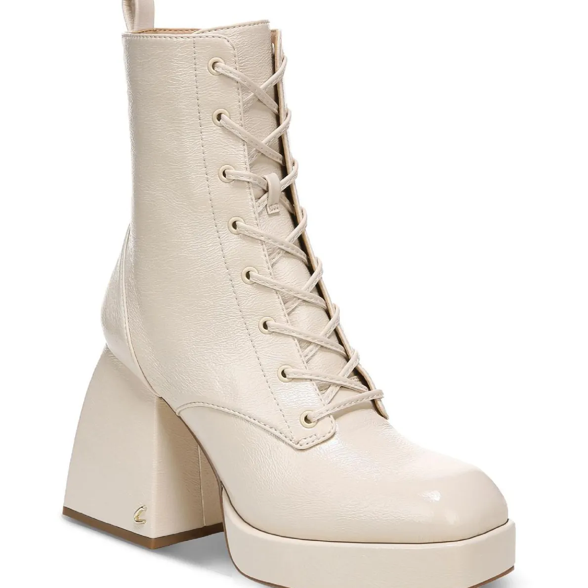 Karter Block Heel Lace-Up Ankle Boots