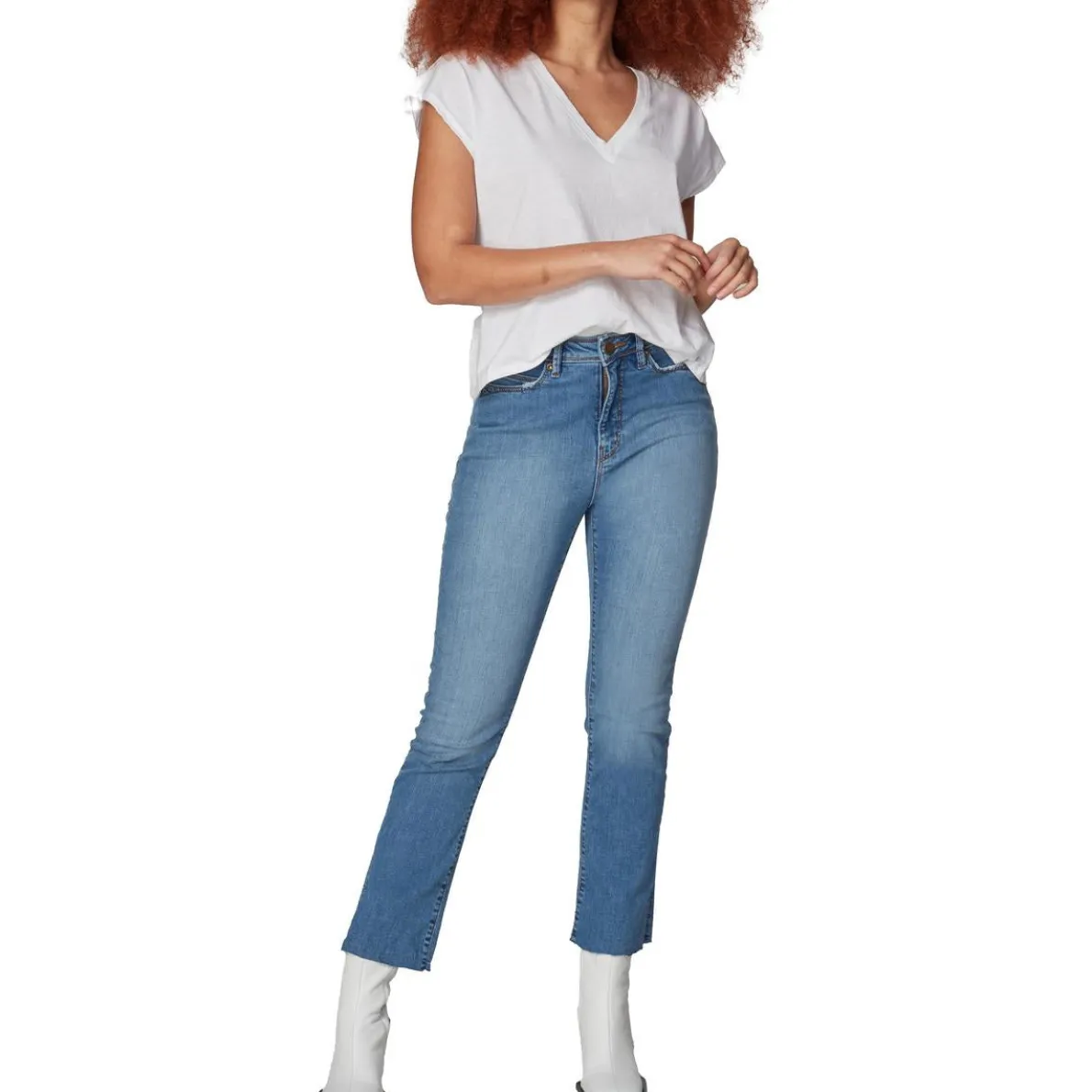 Kate Pocket Denim Straight Leg Jeans