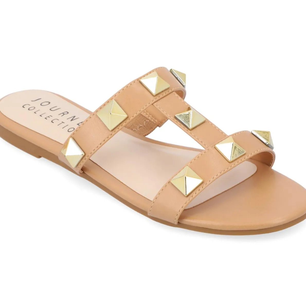 KENDALL Faux Leather Almond toe Flatform Sandals