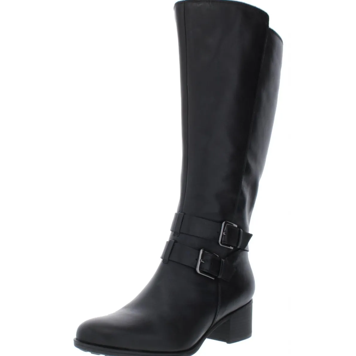 Dale Wide Calf Leather Riding Boots