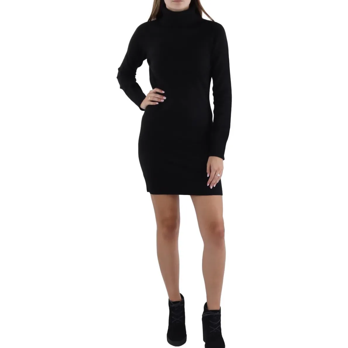 Knit Above Knee Sweaterdress