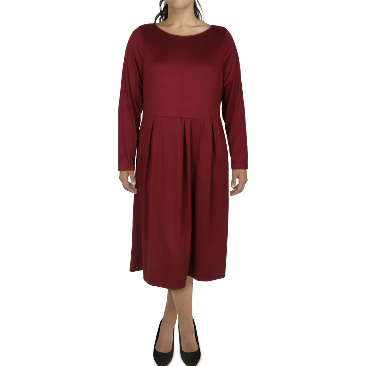 Knit Jersey Midi Dress
