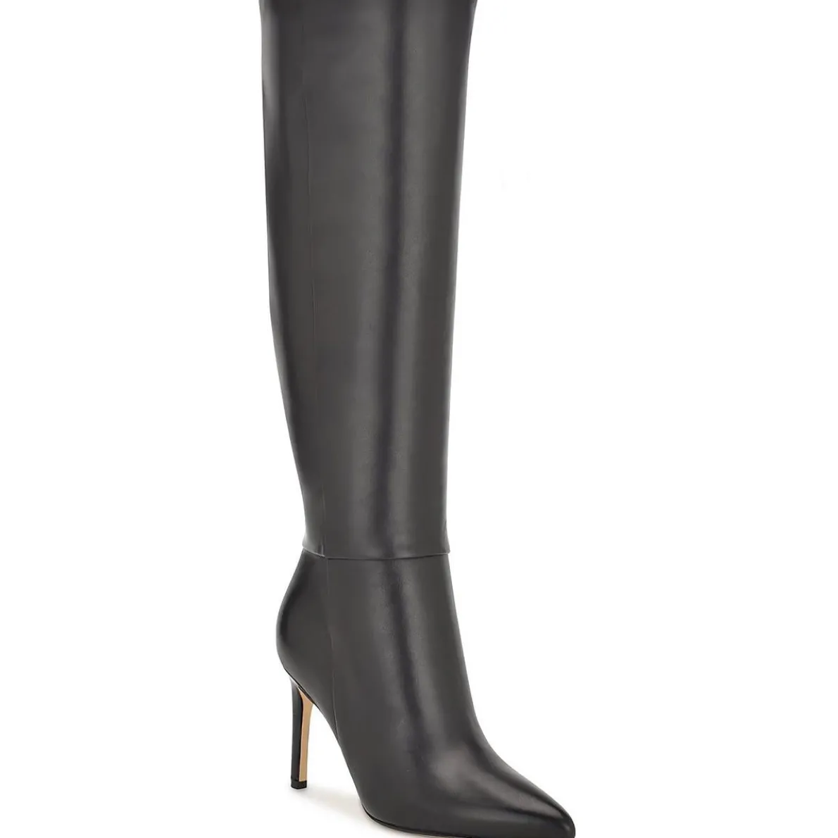 wnRICKY-WC Solid Leather Knee-High Boots