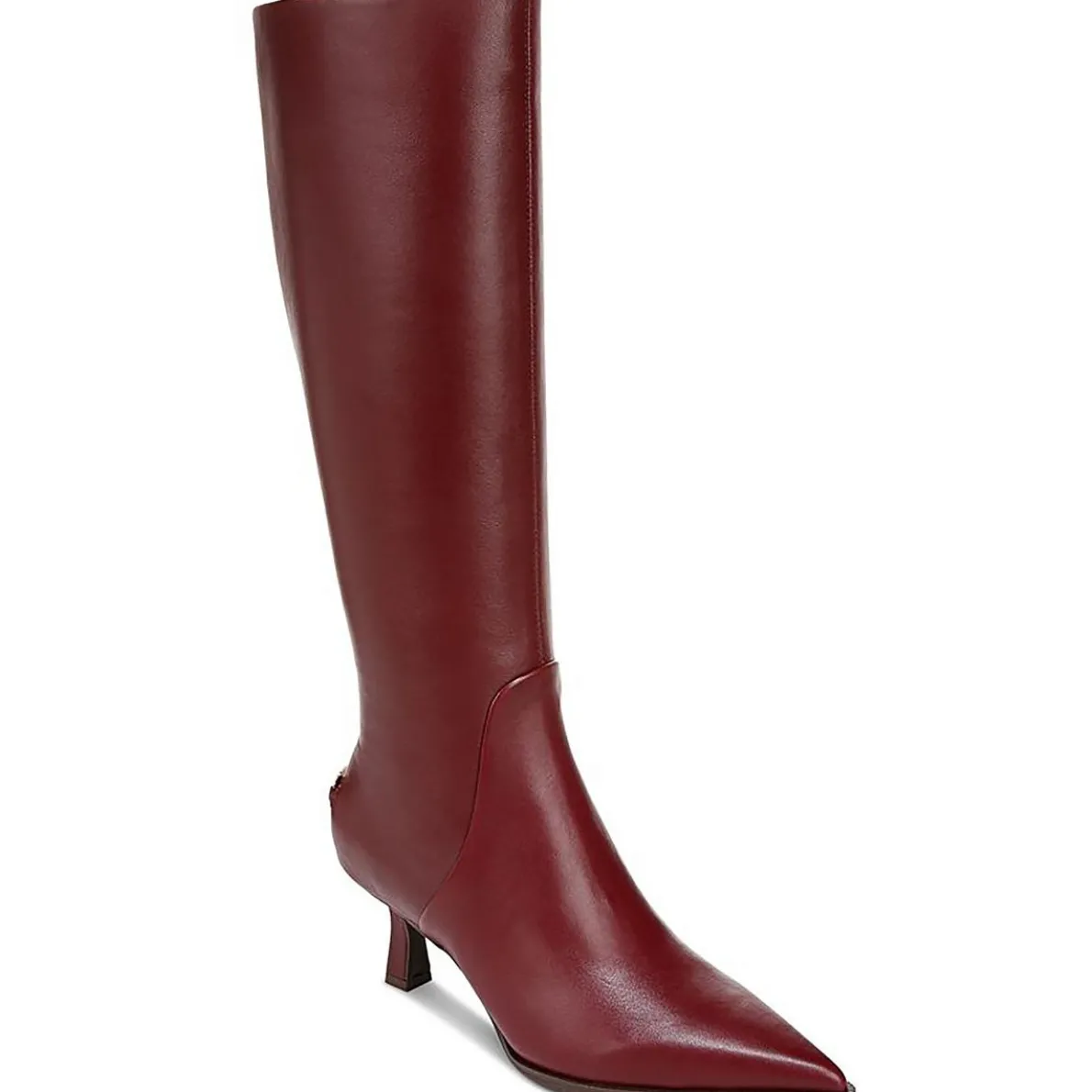 Yulia Leather Pointed Toe Knee-High Boots