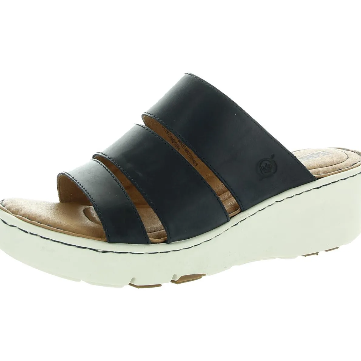 Strappy Leather Wedge Sandals