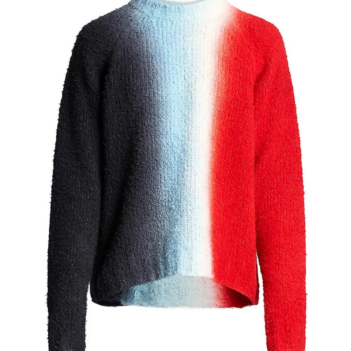 Wool Snap Side Pullover Sweater