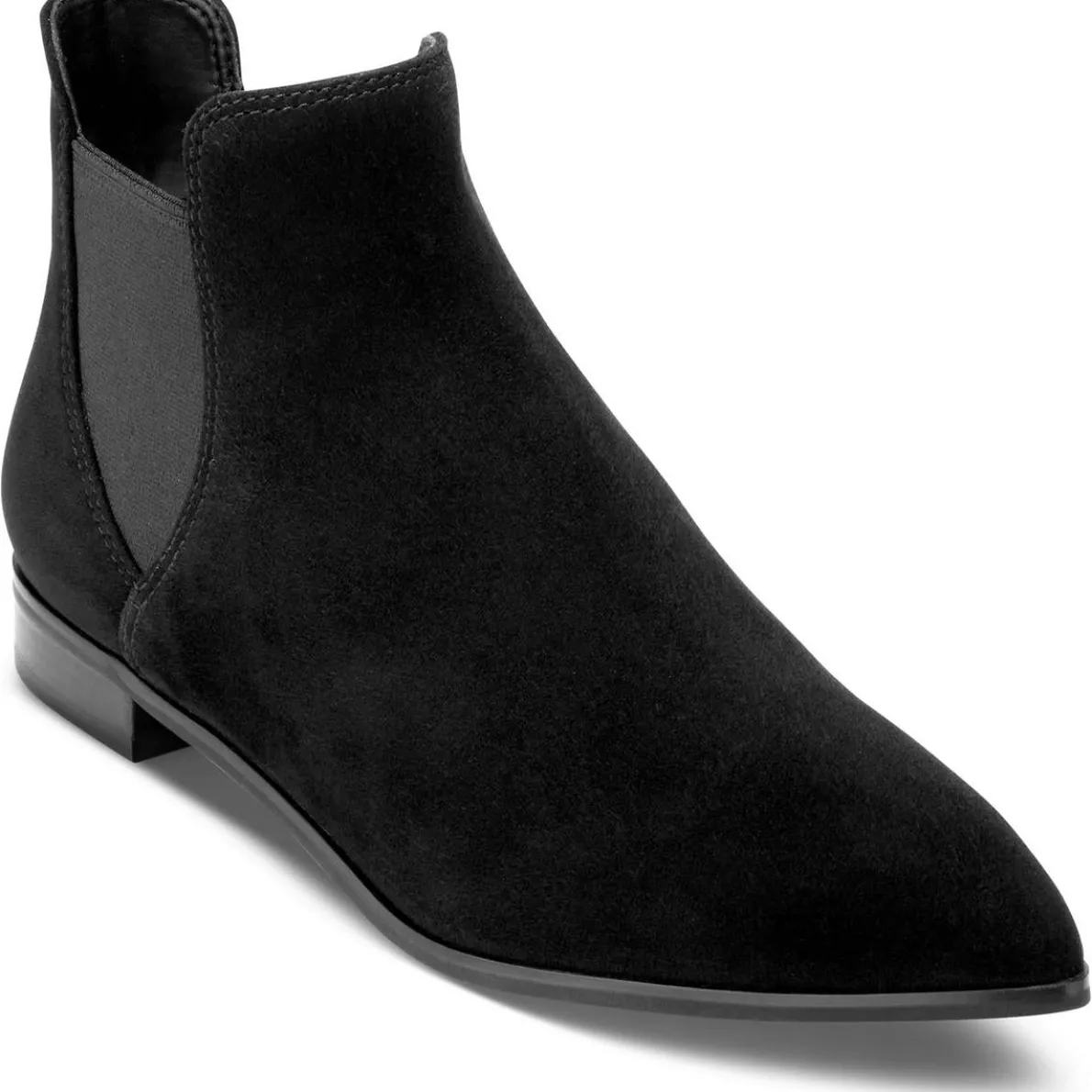 Solid Suede Ankle Boots