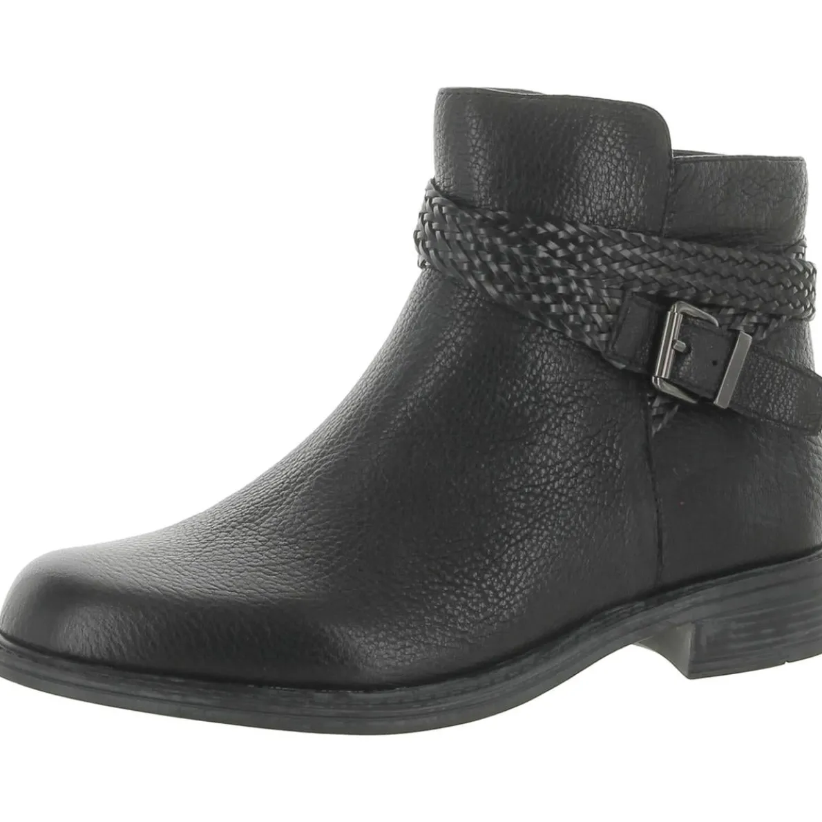 Skip Zipper Buckle Booties