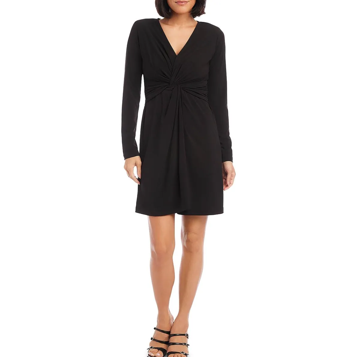 Twist Front Mini Mini Dress