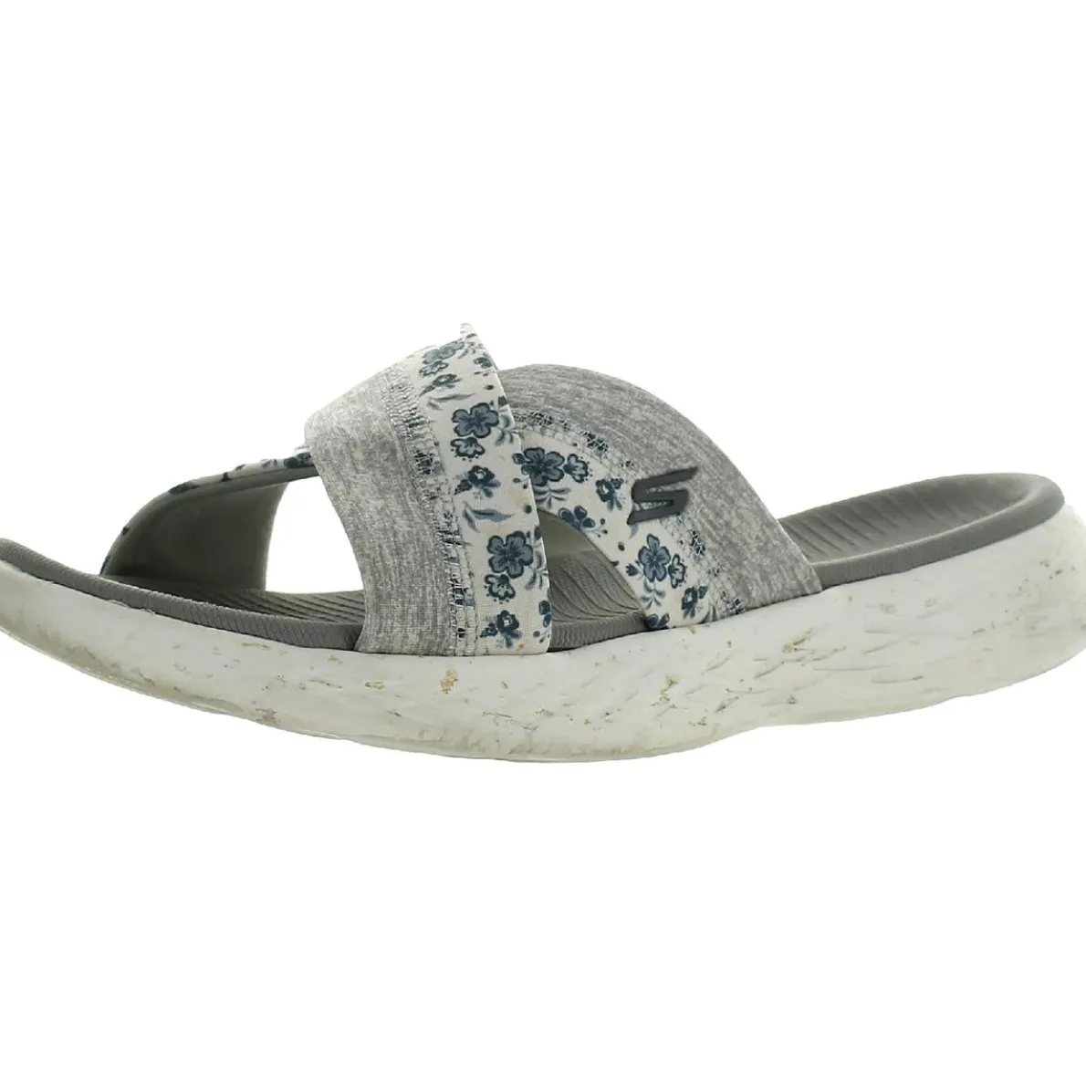 On The Go 600-Blooms Slip On Outdoors Slide Sandals