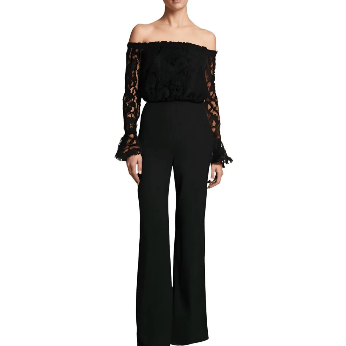 Lace Inset Jumpsuit
