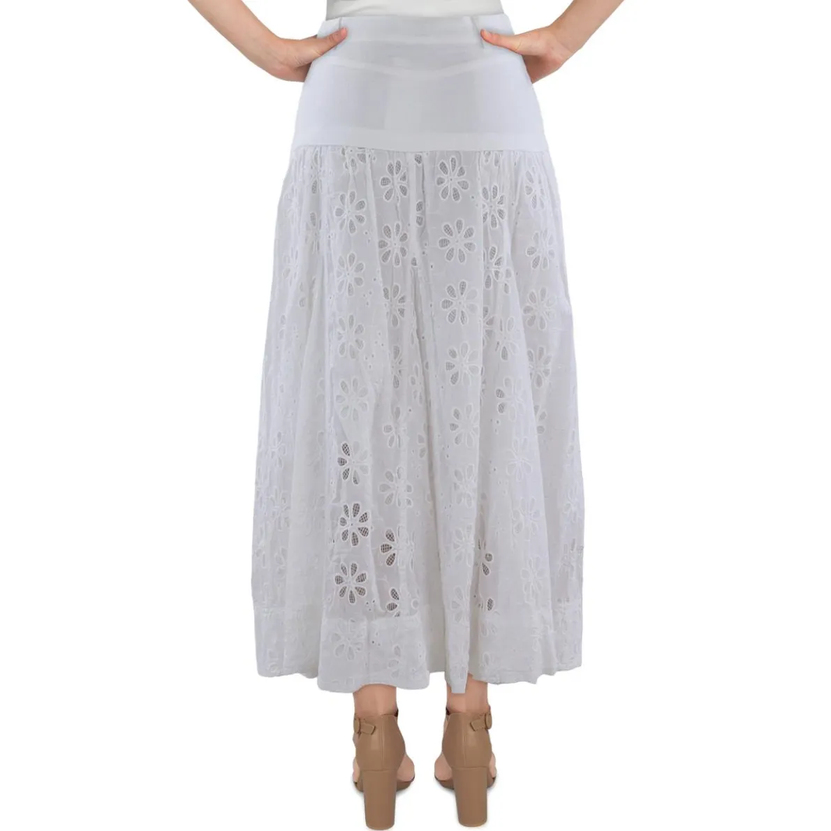 Lace Jean Top Mini Skirt