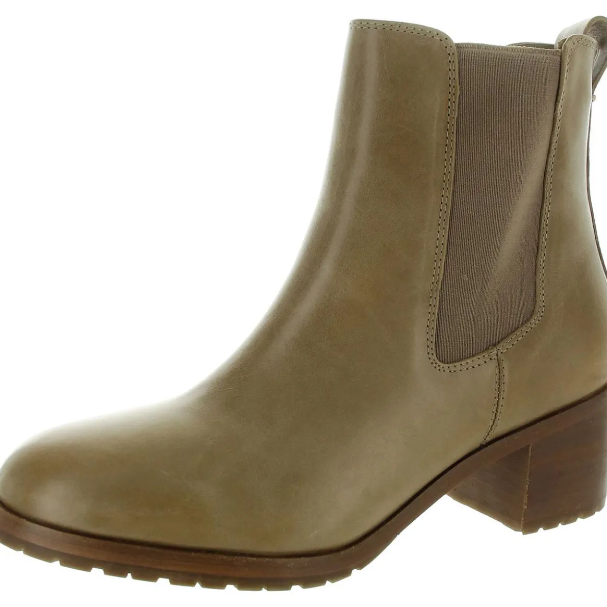 Laceless Leather Ankle Boots