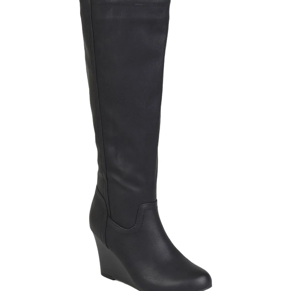Langly Zipper Wide Calf Knee-High Boots