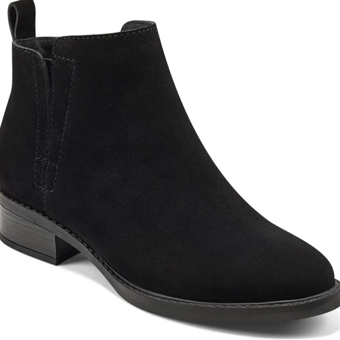 Larime Pull On Round Toe Ankle Boots