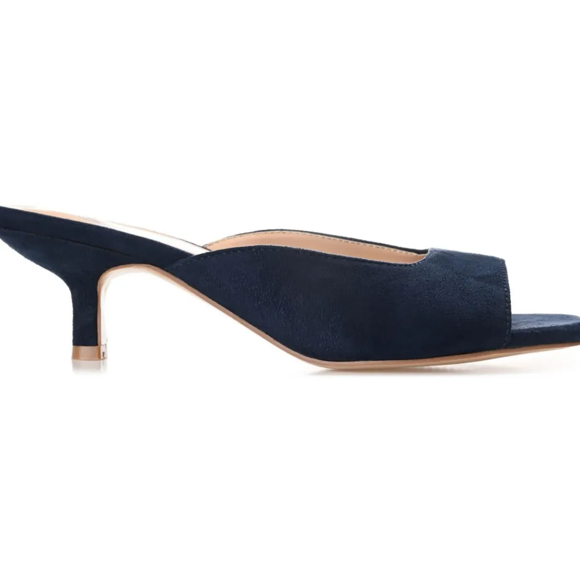 Larna Square Toe Slip On Heels